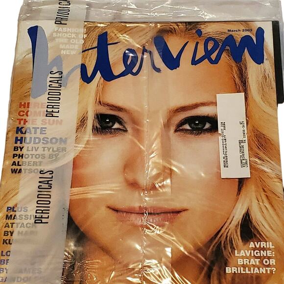 NEW Interview Magazine Kate Hudson March 2003 Factory Sealed - Picture 2 of 4